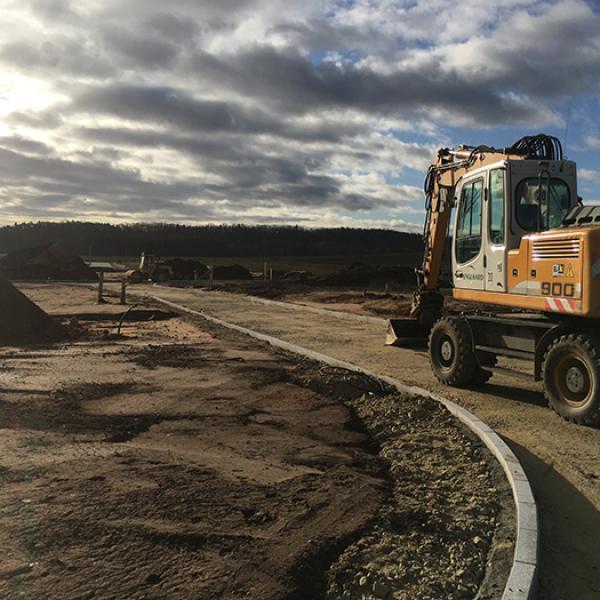 Erschließung Baugebiet